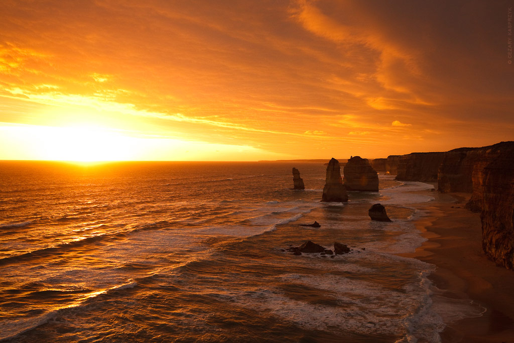 Cezary Kasprzyk Photography - Australia - Twelve Apostles - Sunset - 2011