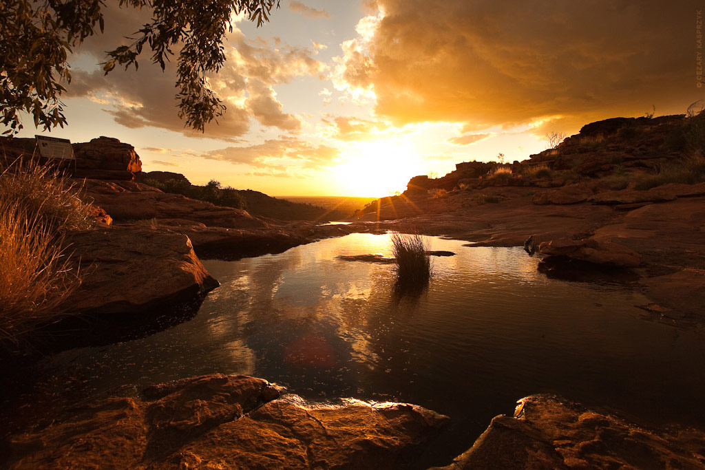 Cezary Kasprzyk Photography - Australia - Watarrka National Park - Kings Canyon - Sunset - 2011