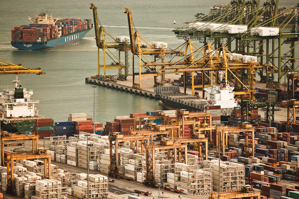 Cezary Kasprzyk Photography - Singapore - Freight Port - 2012