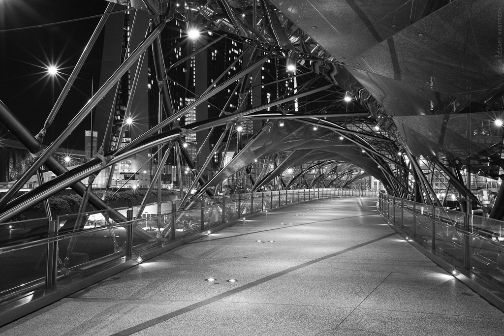 Cezary Kasprzyk Photography - Singapore - Marina Bay Sands - The Helix Bridge - 2012